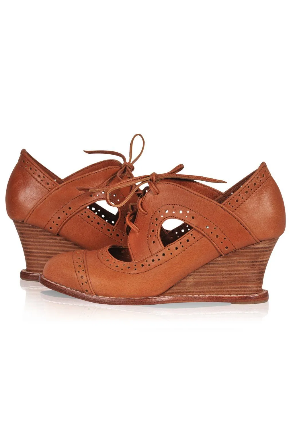 Stockholm Oxford Wedges