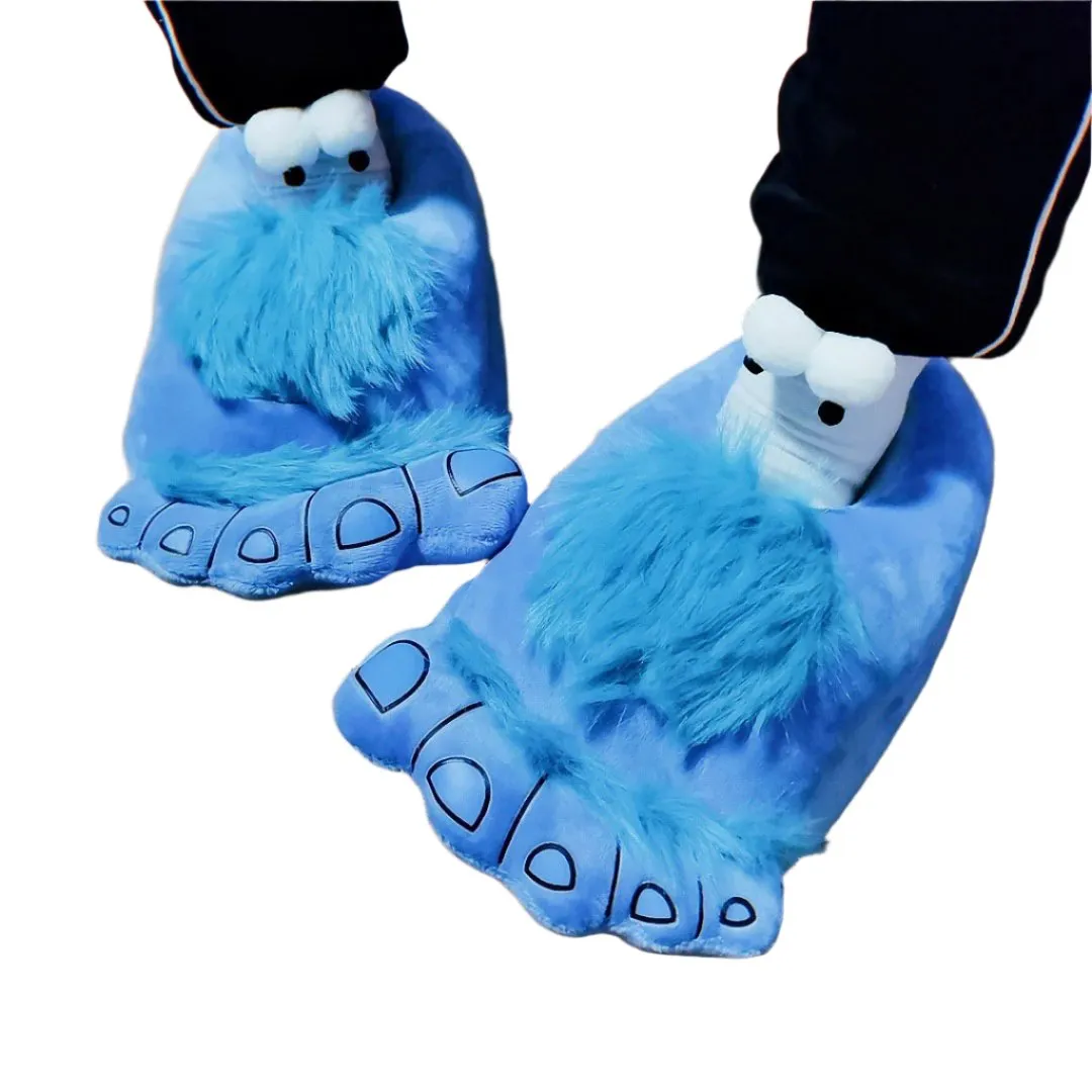 TEEK - Big Feet Fur Top House Shoes