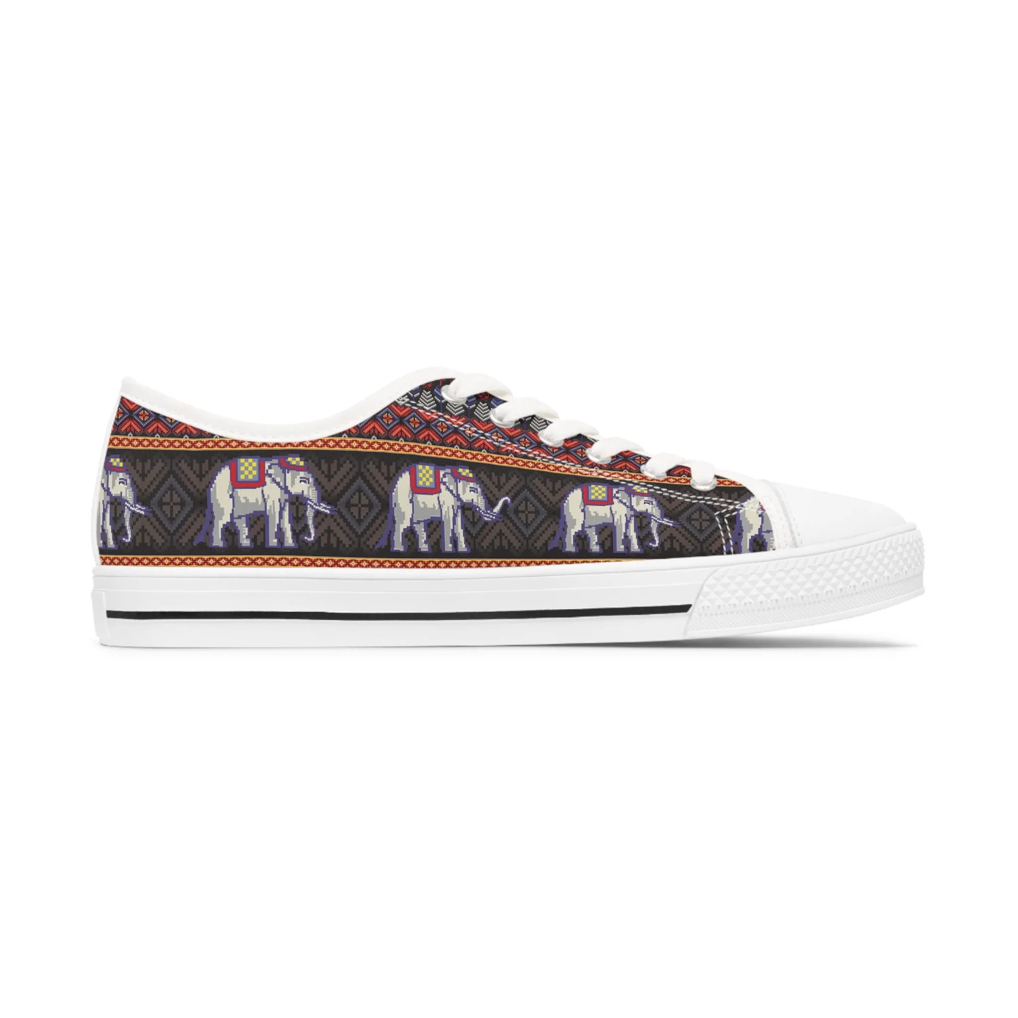 Thai Elephant Women's Low Top Sneakers