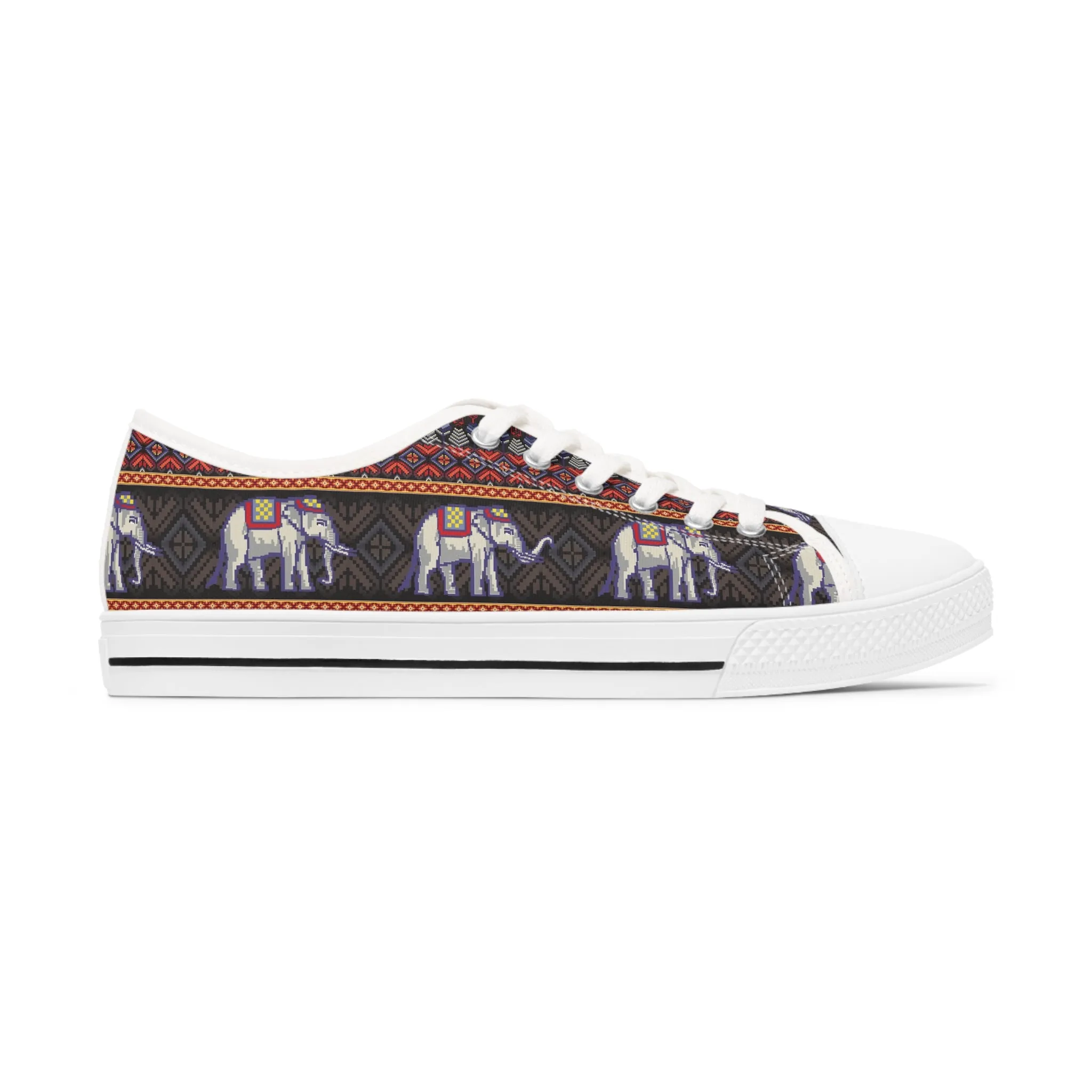 Thai Elephant Women's Low Top Sneakers