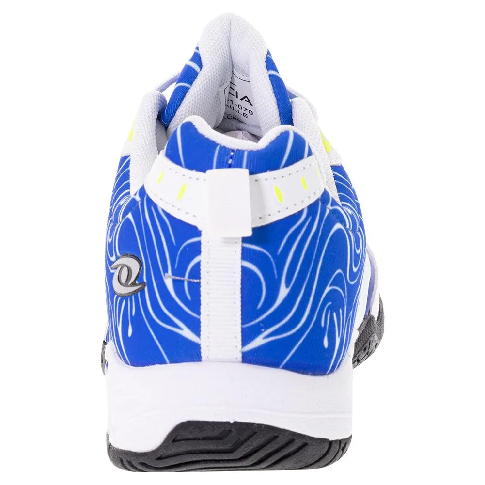 Unisex Dinkshot Pickleball Shoes White and Royal